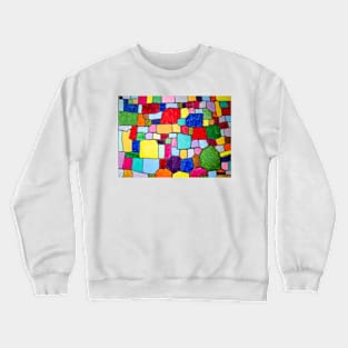 Megaliths - colorful puzzle Crewneck Sweatshirt